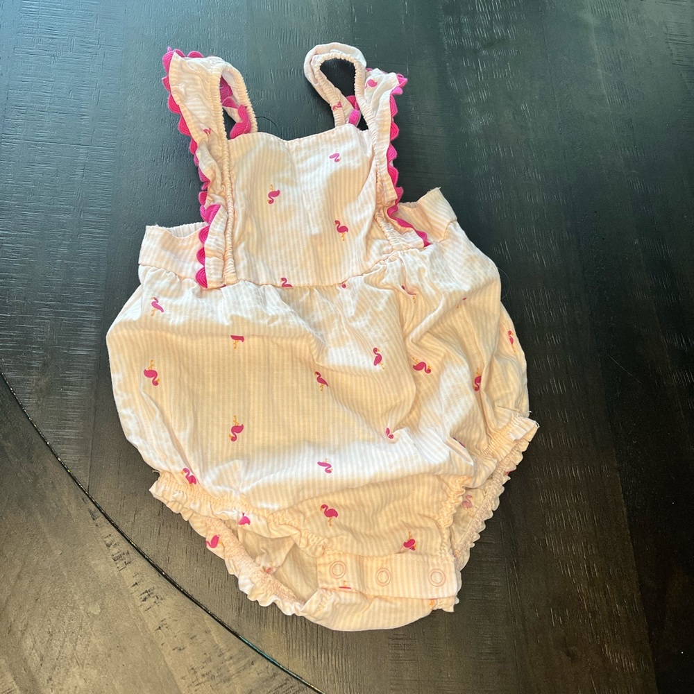 Flamingo onesie